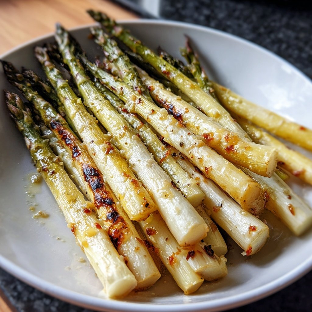 Grüner Spargel Aus Dem Ofen