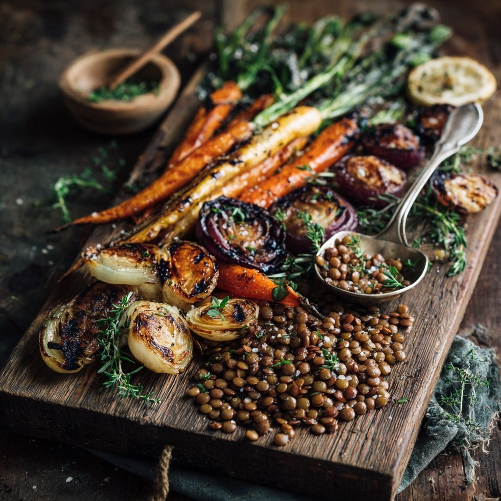 Grill Beilagen Mit Linsen