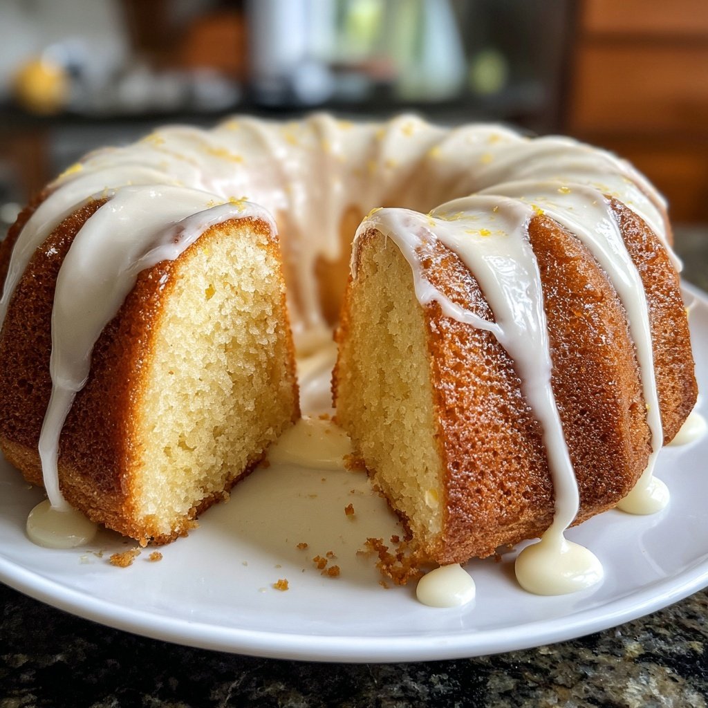 Zitronenkuchen mit Frischkäse