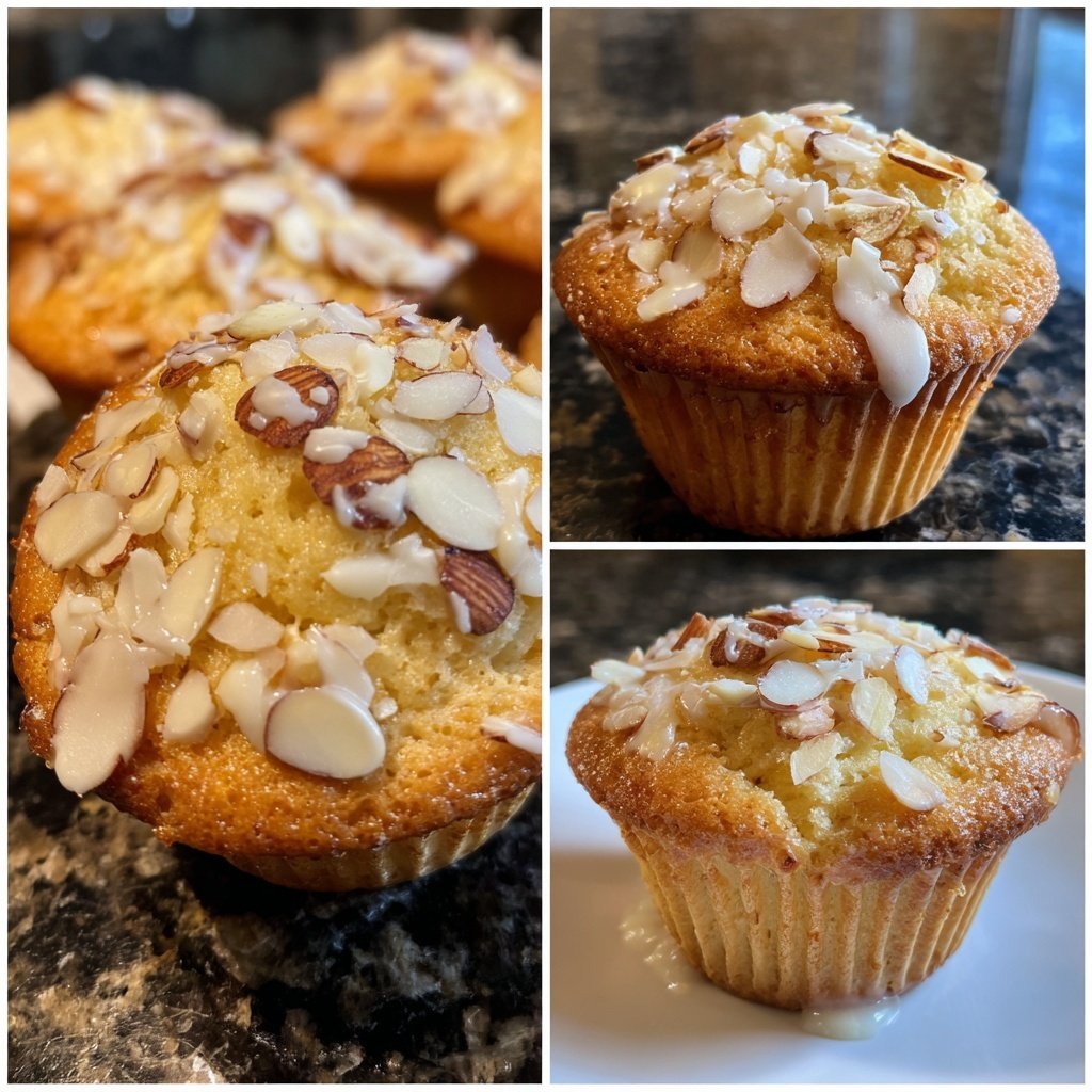 Muffins mit Vanille und Mandeln