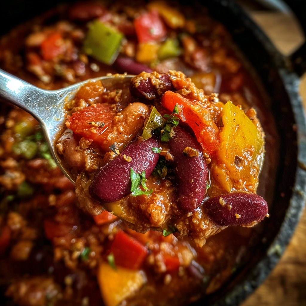 Chili sin Carne mit Bohnen